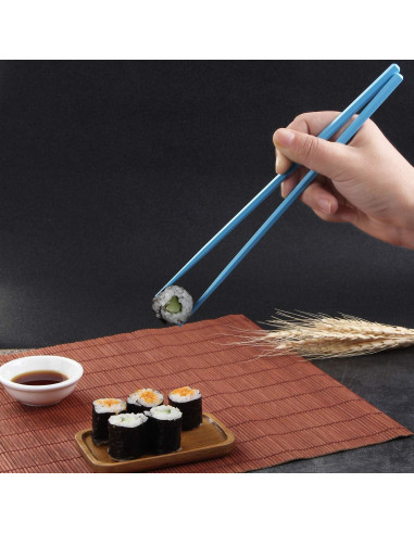 Palillos de Fibra de Vidrio Coloridos HuaLan, 24.1 cm, 5 Pares