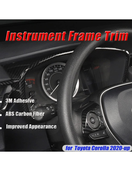 Cubierta Marco Instrumento BOYUER para Toyota Corolla 2020-2024