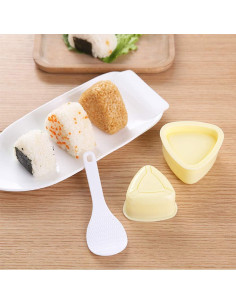 Molde de Sushi Triangular DIMVKA, 2 Paquetes Antiadherente 2