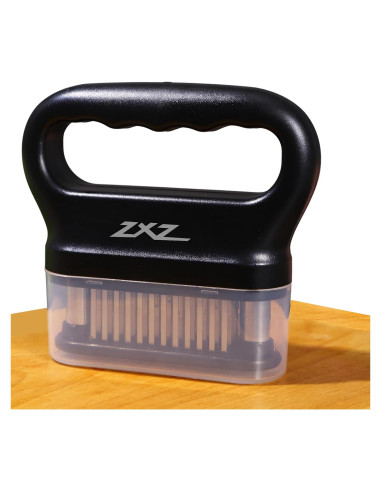 Ablandador de Carne ZXZ Mini Negro - Cuchillas de Acero Inoxidable