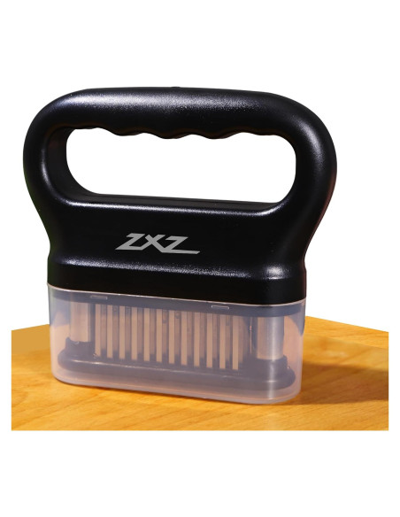 Ablandador de Carne ZXZ Mini Negro - Cuchillas de Acero Inoxidable