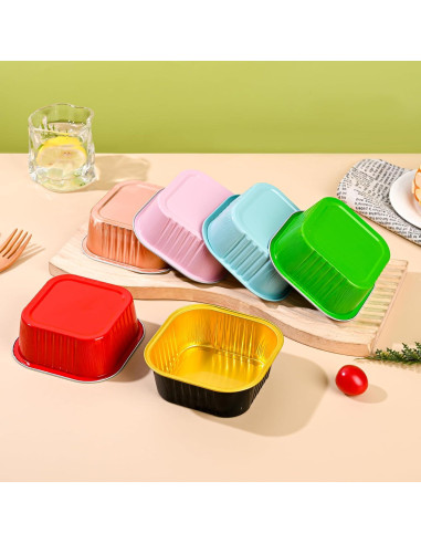 Mini Moldes para Pasteles de Aluminio Findful 10oz 40 Paquete