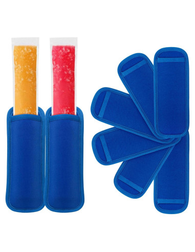 Paquete de 6 Fundas Reutilizables para Paletas BIDFUL Azul