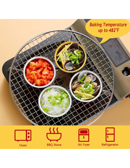 Moldes para Cupcakes LNYZQUS 5oz con Tapas - Paquete 100 Piezas