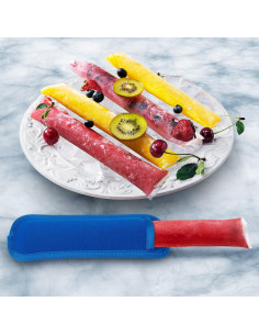 Paquete de 6 Fundas Reutilizables para Paletas BIDFUL Azul 2