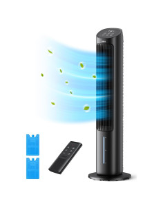 Ventilador Torre Dreo DR-HEC001 AC Negro, 4 Velocidades, Control Remoto