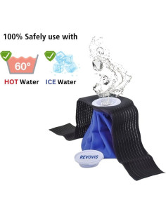 Bolsa de Hielo Reutilizable REVOVIS 15.24 cm Terapia Fría y Caliente 2