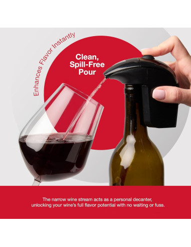 Dispensador de Vino Automático AirVi - 2-Pack, Sin Derrames