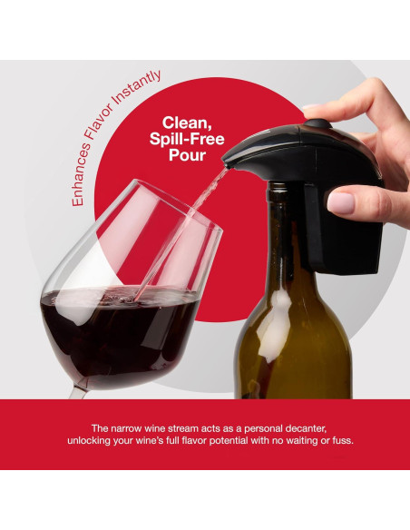 Dispensador de Vino Automático AirVi - 2-Pack, Sin Derrames