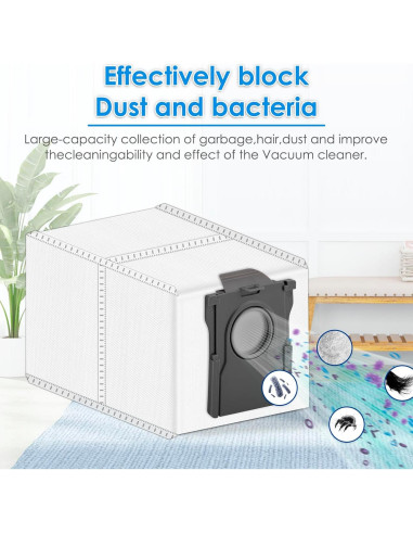 Paquete de 12 Bolsas de Polvo COWINORY para Dreame L10s Ultra