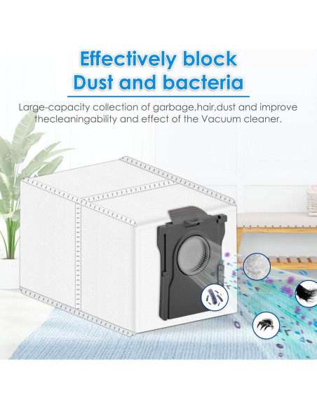 Paquete de 12 Bolsas de Polvo COWINORY para Dreame L10s Ultra