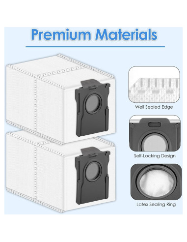 Paquete de 12 Bolsas de Polvo COWINORY para Dreame L10s Ultra