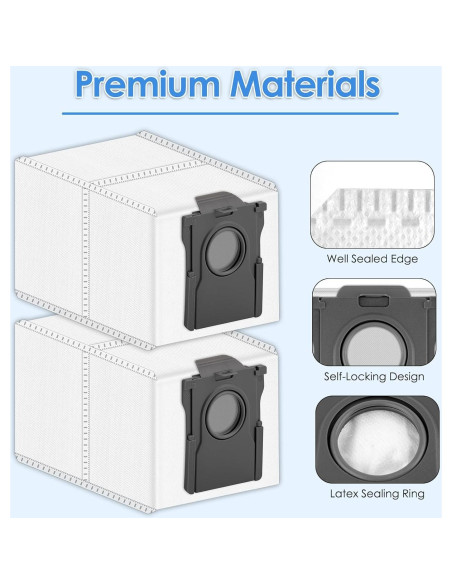 Paquete de 12 Bolsas de Polvo COWINORY para Dreame L10s Ultra