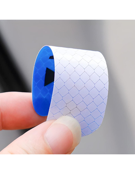 Calcomanías Reflectantes de Advertencia AUKEPO 4PCS Azul