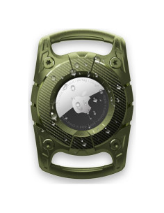 Soporte Airtag Sichy para Collar de Perro Verde Militar IPX8