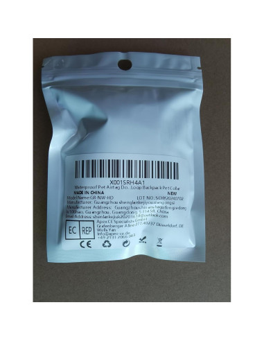 Soporte Airtag Sichy para Collar de Perro Verde Militar IPX8