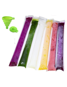 120 Bolsas de Paletas de Hielo WYLSY 27.94x5.08cm con Cierre