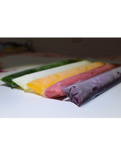 120 Bolsas de Paletas de Hielo WYLSY 27.94x5.08cm con Cierre 2
