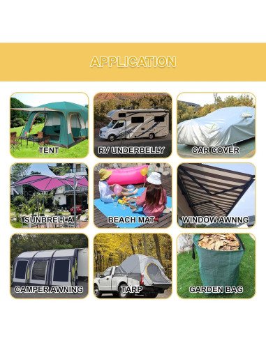 Cinta de Reparación para Toldos SHUNYUAN 5.08cm x 7.5m Negra