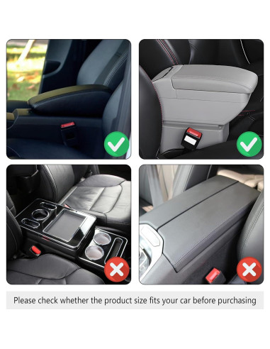 Funda de Apoyabrazos de Coche Stacool Beige 30.8x19.8cm