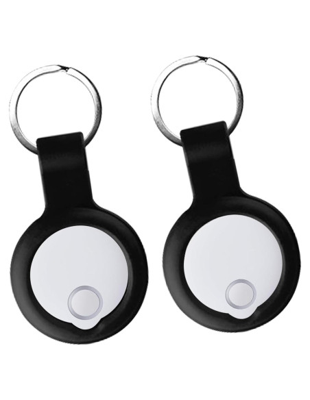 Funda de Silicona UYRUREL para Reyke Smart Tags - Negra (2 Pzas)