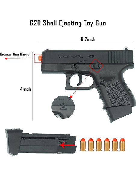 Pistola de Juguete Dreamplay con Retroceso Automático 220g