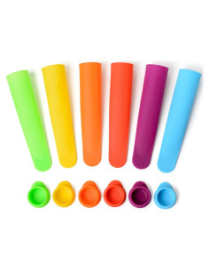 Moldes de Paletas de Silicona Sunsella Mighty Pops - Set de 6