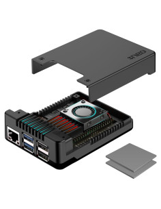 Caja de Aluminio Argon NEO 5 para Raspberry Pi 5 con Ventilador