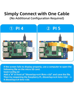 Pantalla táctil 4.3" iPistBit para Raspberry Pi 800x480 2