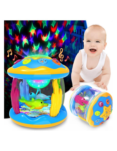 Proyector Musical para Bebés Jyusmile 0-18 Meses Luz y Sonido