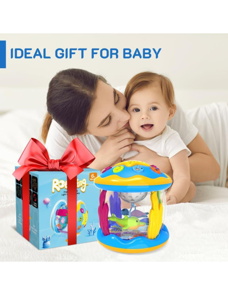 Proyector Musical para Bebés Jyusmile 0-18 Meses Luz y Sonido