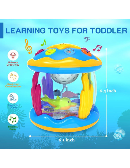 Proyector Musical para Bebés Jyusmile 0-18 Meses Luz y Sonido