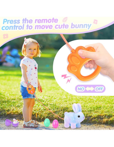 Conejo de Peluche Interactivo CatchCute con Control Remoto