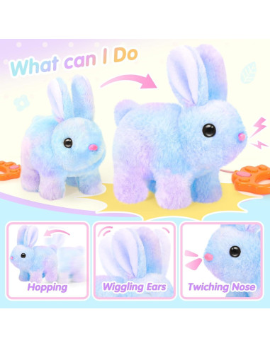 Conejo de Peluche Interactivo CatchCute con Control Remoto