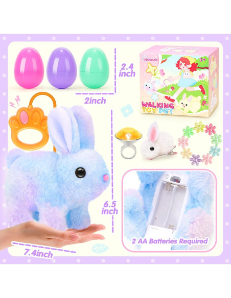 Conejo de Peluche Interactivo CatchCute con Control Remoto