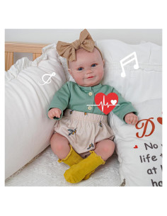 Muñeca Interactiva Reborn BABESIDE 50.8 cm con Sonidos