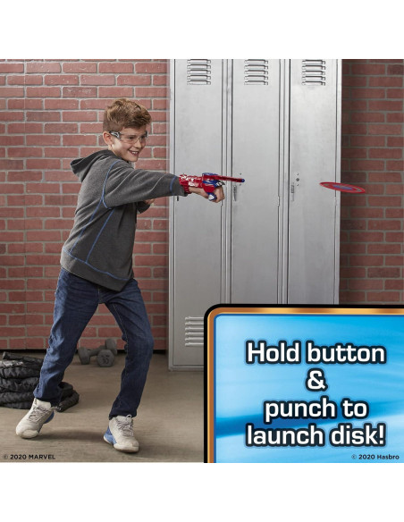 Nerf Power Moves Escudo Capitán América Hasbro Juguete 5+