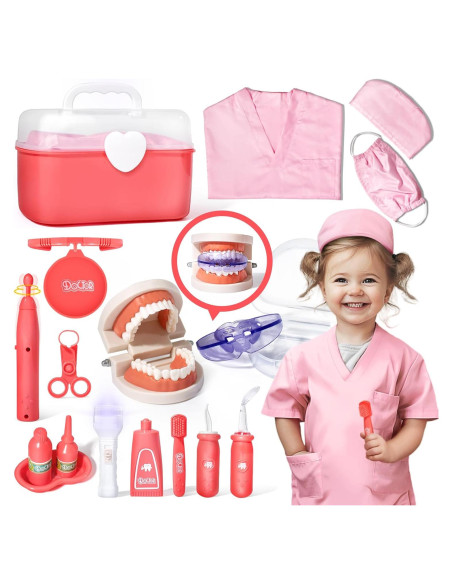 Kit de Dentista ULOVEME para Niños - Juego de Roles Educativo
