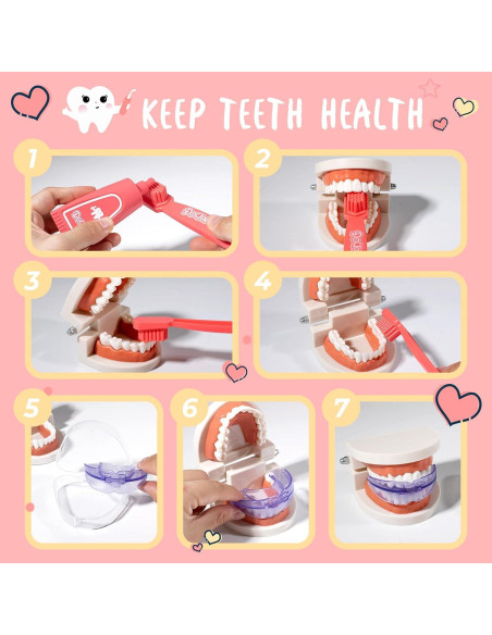 Kit de Dentista ULOVEME para Niños - Juego de Roles Educativo