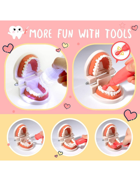 Kit de Dentista ULOVEME para Niños - Juego de Roles Educativo