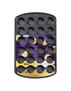 Molde para Muffins Antiadherente Wilton Gold 24 Cavidades 25.4x40.6 cm