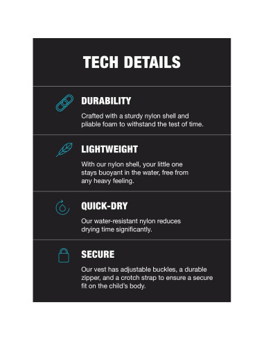 Chaleco Salvavidas Hyperlite Elite Niñas 13.6-22.7 kg Multicolor