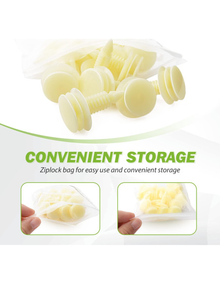 Clips de Retención Frokom para Automóvil 25Pcs Nylon 8mm