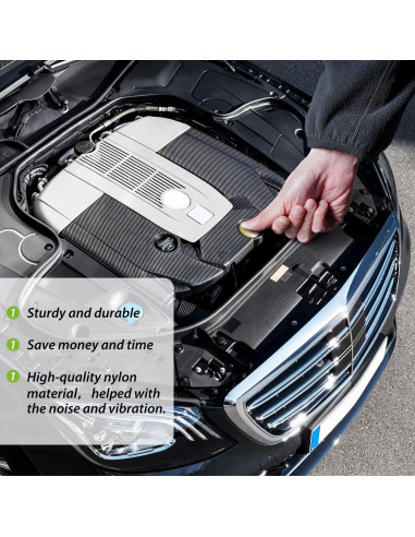 Clips de Retención Frokom para Automóvil 25Pcs Nylon 8mm