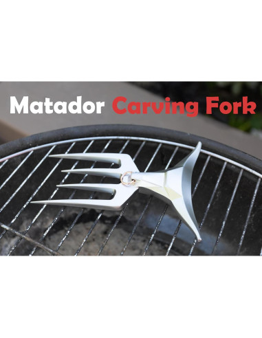 Tenedor de Carne Outset El Matador Acero Inoxidable 17.78 cm