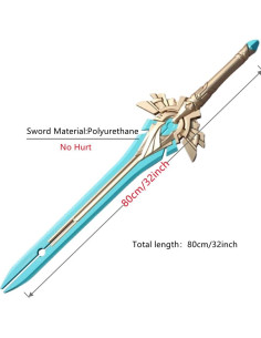 Espada de Cosplay damdos Lobo Celestial 80cm Espuma PU 2