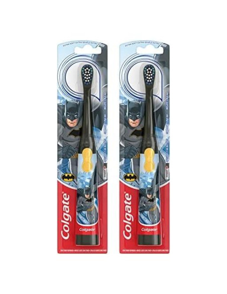 Cepillo de Dientes Eléctrico Colgate Batman 2 Piezas Niños 3+