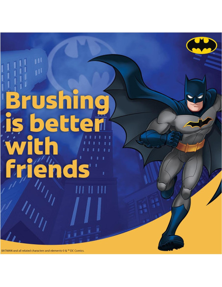 Cepillo de Dientes Eléctrico Colgate Batman 2 Piezas Niños 3+