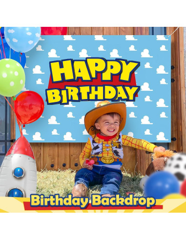 Winrayk 154 Piezas Decoraciones de Cumpleaños Temáticas de Juguetes