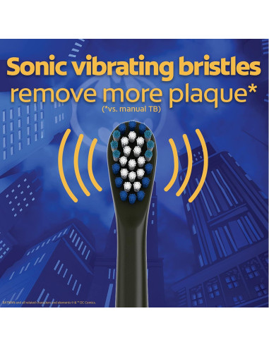 Cepillo de Dientes Eléctrico Colgate Batman 2 Piezas Niños 3+